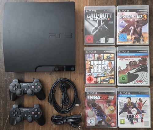 Sony ps3 slim charcoal black - sony,