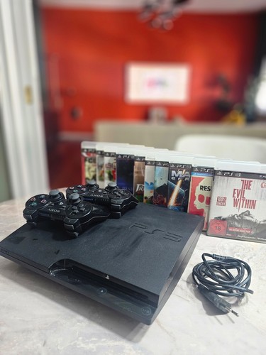 Ps3 slim 160gb - cech-3004a, +